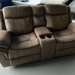 New Reclining Sofa Love Combos $5 Down