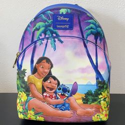 Loungefly Disney Lilo & Stitch Ohana Beach Mini Backpack