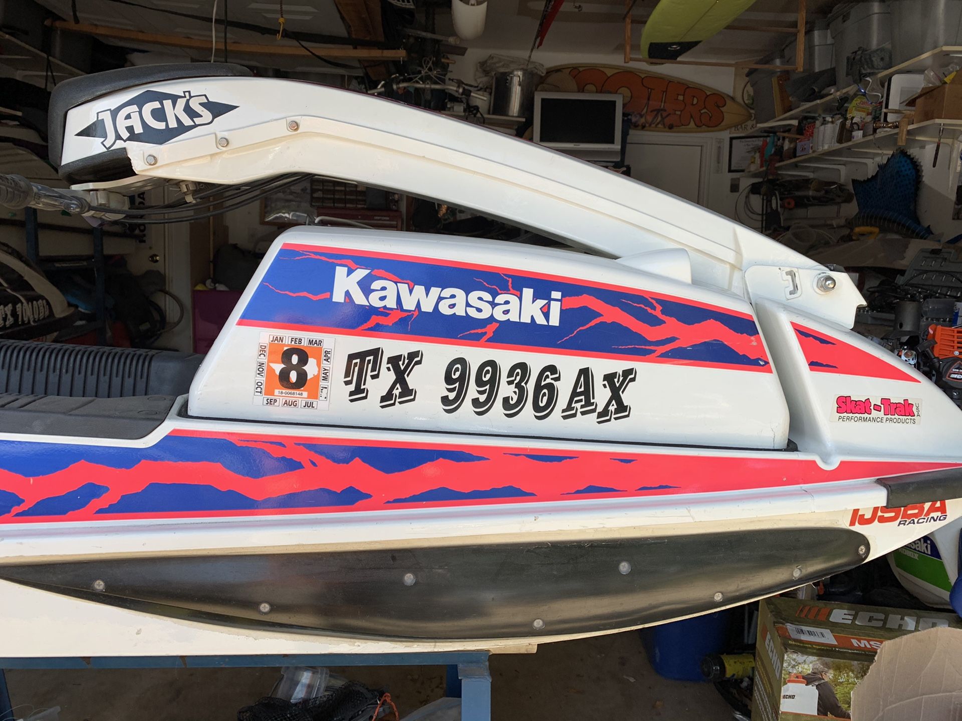 1993 Kawasaki 550sx Standup JetSki reed motor many rare parts for Sale ...