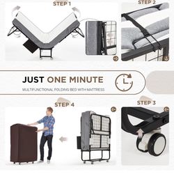 Rollaway Foldable bed