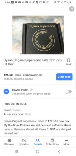 Dyson Supersonic Hairdryer filter BRAND NEW