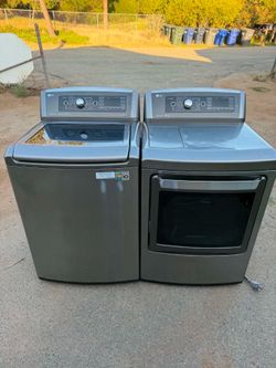 LG washer and electric dryer