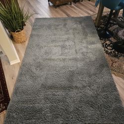 4 Rugs - Near New Condition - Soft Blue