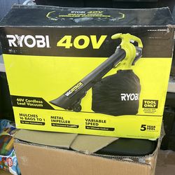 40v ryobi cordless leaf vacuum