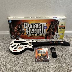 Guitar Hero III Legends of Rock Bundle Nintendo Wii 