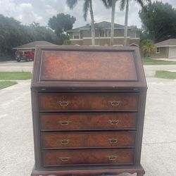 Vintage Bombay Company Slant Front Secretary Desk – Classic Charm! 