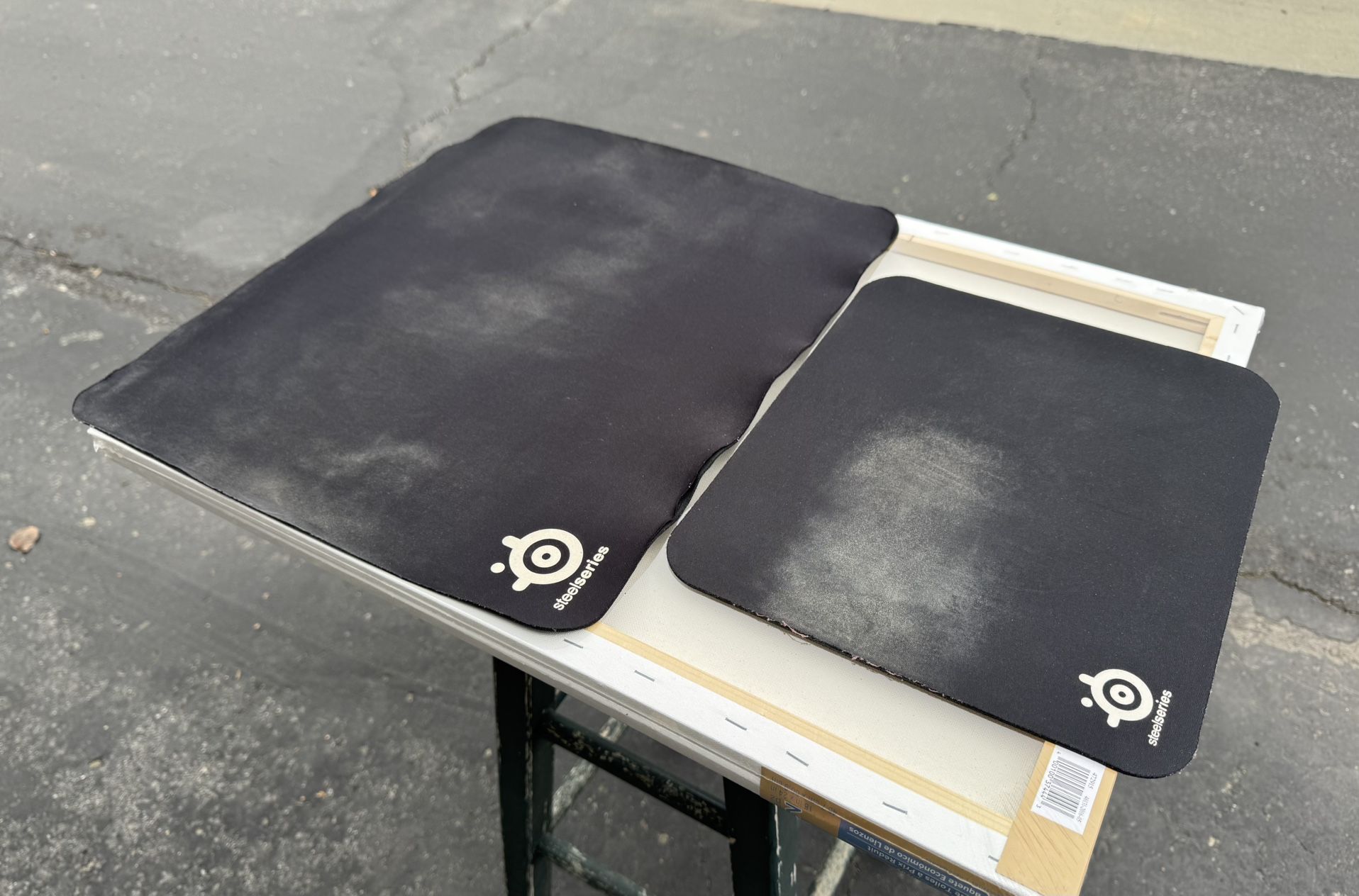Steel Series Gaming Mouse Pads - Quantity 2 - 16x18” and 10x12.5”