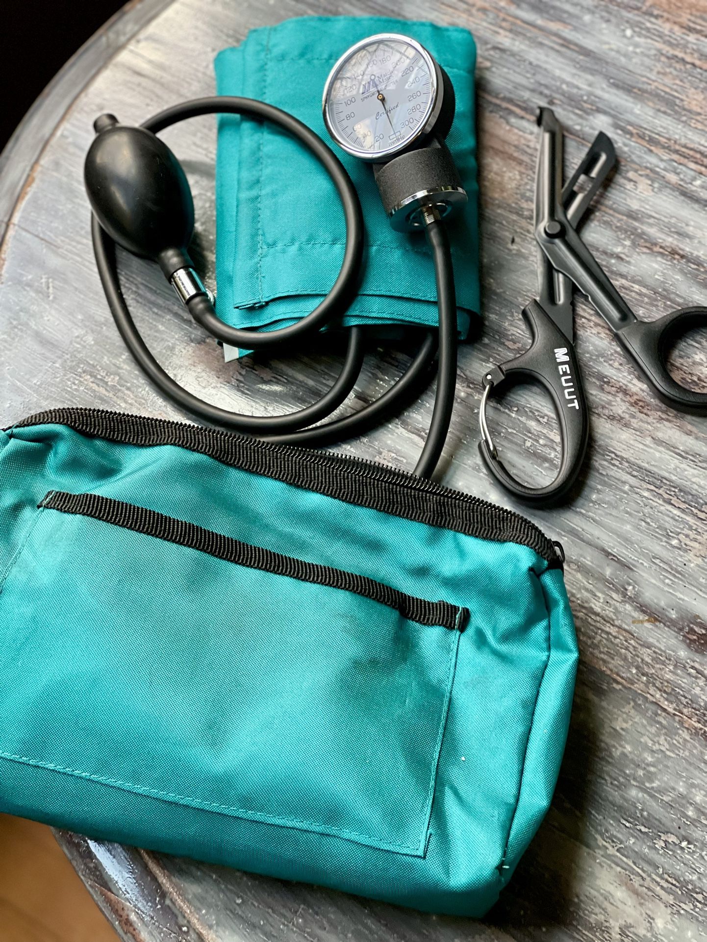 Sphygmomanometer, Blood Pressure Cuff & Medical Sissors