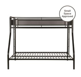 Metal Twin/Full Bunk Bed for Small Space Thumbnail
