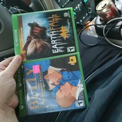 Xbox One Earthfall Deluxe Edition  And Bully Complete Mint Condition 