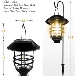 Hanging Solar Lights Lantern Lamp 