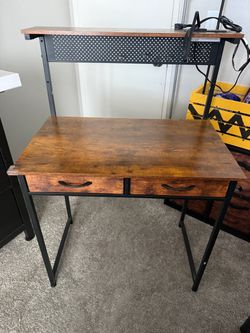 Small desk with drawer