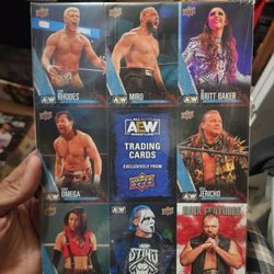 AEW All Elite Wrestling Trading Cards Promo Sheet