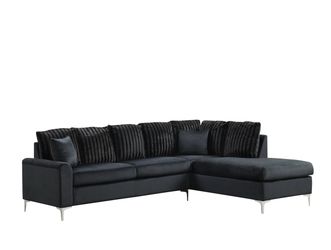 CRISTINA SECTIONAL BLACK 