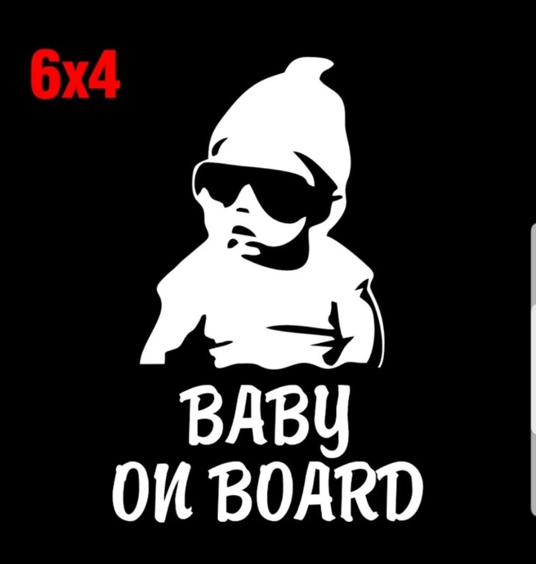 Baby on Board Vinyl Sticker Decal