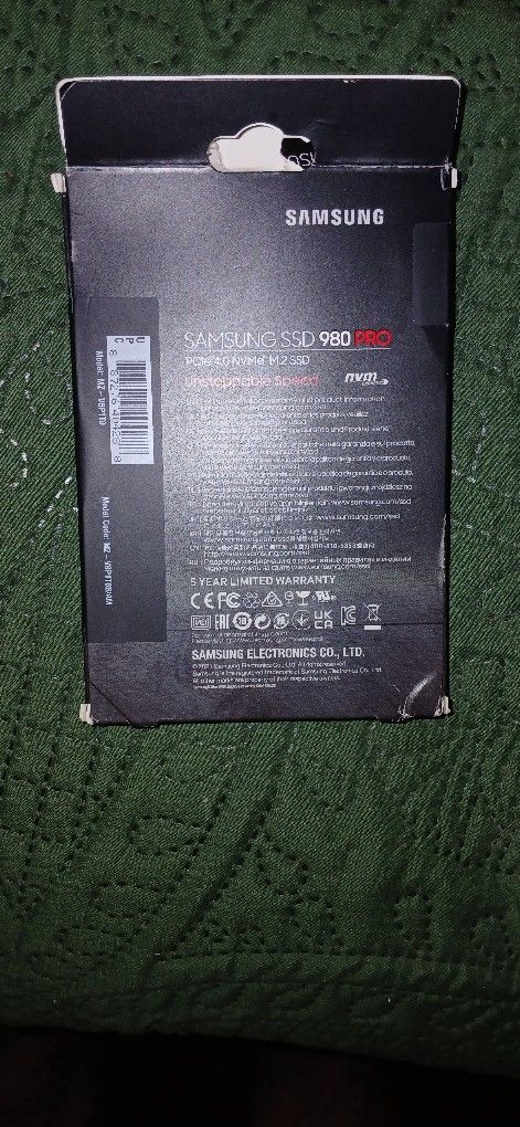 Samsung 980 PRO 1TB NVMe SSD – Open Box, Never Used