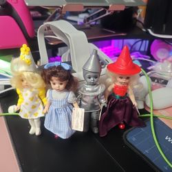 4 Madame Alexander Dolls Wizard Of Oz McDonald's Rare Eyes Open And Close Set