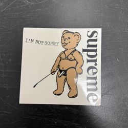 Supreme I'm not sorry Sticker
