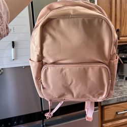 Lululemon Rose Gold Backpack