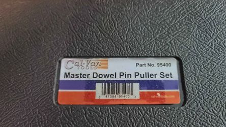 reply 
  
⚐
 

Cal van tools , 95400 dowel pin puller master set