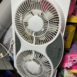 Comfort Zone Twin Window Fan