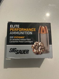 Sig Sauer Elite Performance V-Crown