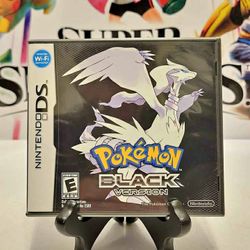 New Sealed Pokémon Black Version Nintendo DS Video Game