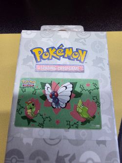 Caterpie Evolutions Stitched Playmat (4 Available)