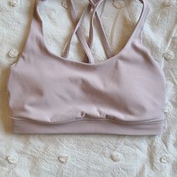 Lululemon energy bra size 4, muted dusty pink color. for Sale in