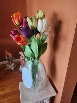 Beautiful Heavy Dimpled vase