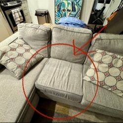 Light Gray Sectional Sofa (Clean)