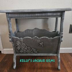 Vintage Magazine Table Redesigned 