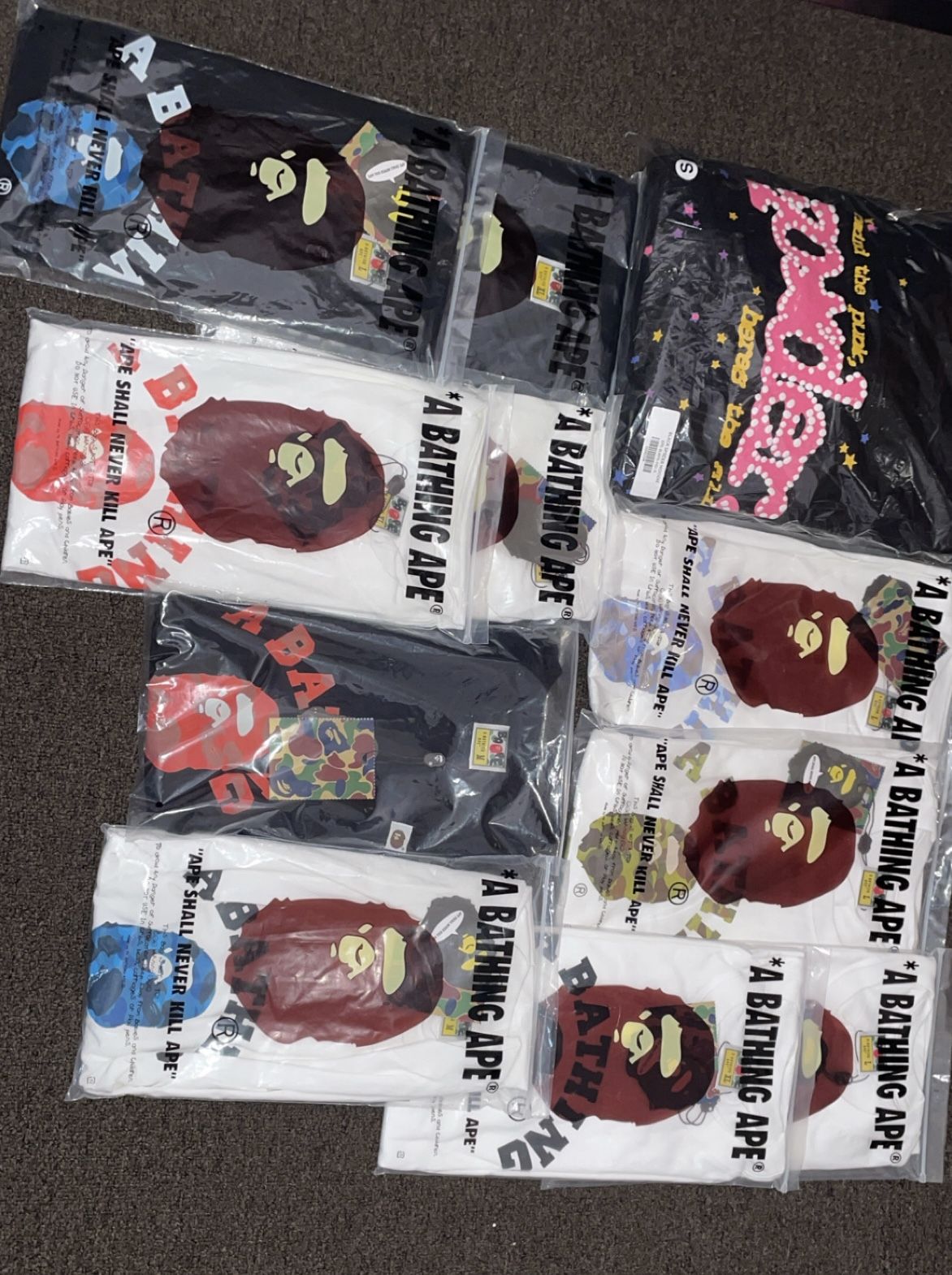 Bape Shirts (take 10 for $350)