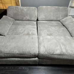 Mordecai 90” Corduroy Sleeper Sofa – Like New – Wayfair (Out of Stock)