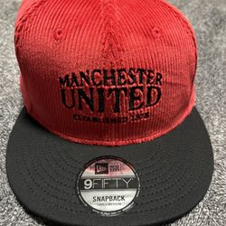 NEW MENS CORDUROY MANCHESTER UNITED SNAPBACK 