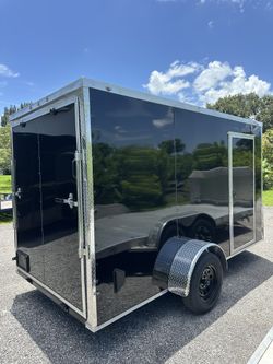 New 6x12 Enclosed Cargo Trailer