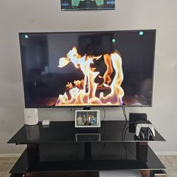 TV Entertainment Center With TV Mount