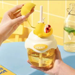 Pop Mart PUCKY Egg Beanie Series Straw Cup