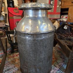 Antique Hoboken Keystone Dairy Milk Can