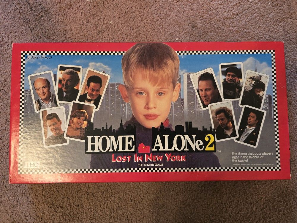 Vintage 1992 Edition Home Alone 2 Board Game
