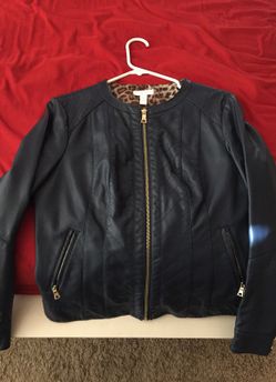 Women's leather jacket