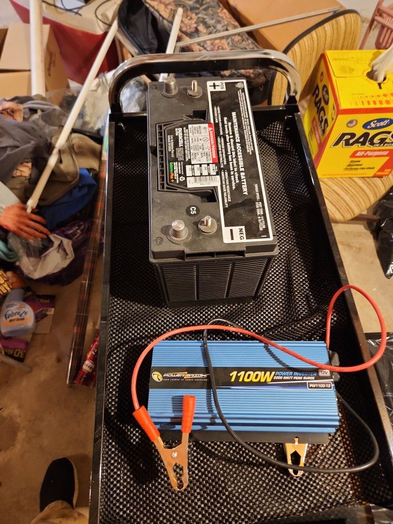 Boat Battery Charger And Cart