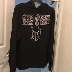 Julio. Alvarez Hoodie Black Glitter. - Medium - New- $20.