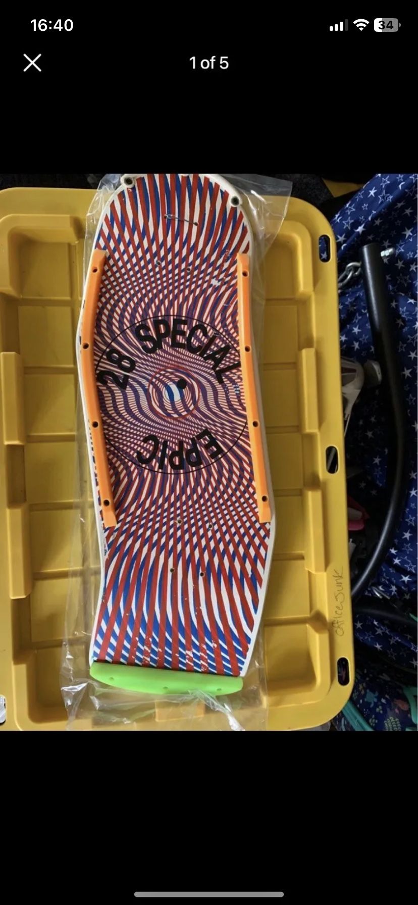 Vintage Skateboard Eppic 28 Special Old School 1980s 80s