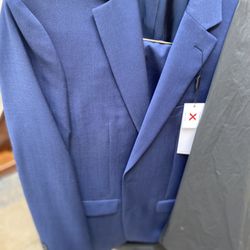 New Calvin Klein Blue Suit 