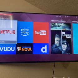 Sharp Roku TV 50" –  (Wall Mount Included!)
