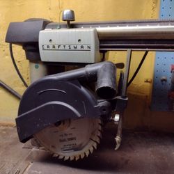 1960s Sears Craftsman Radial Arm Saw w/ Original Manual Works Perfectly