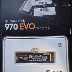 Samsung 500 Gig 970 EVO NvMe M2 Hard  drive