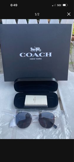 COACH SUNGLASSES NEW Authentic 100% Lens width: 52mm; lens height: 48mm; bridge width: 20mm; temple length: 145mm Pick up location in the city of Pico