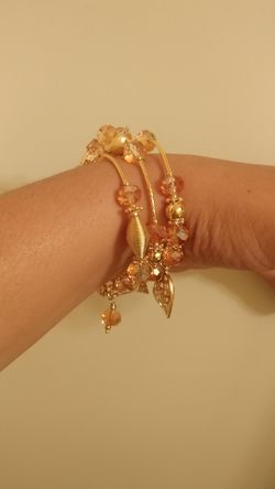 Pulcera de oro laminado